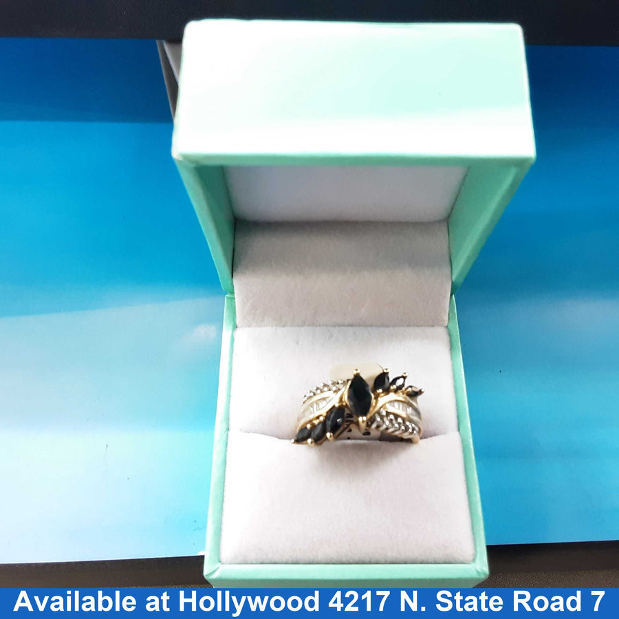 Women's Ring - Yellow Gold 14k (.585) 5.7 grams Size 7
