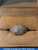 Women's Ring - White Gold 10k (.417) 4.4 grams Size 7