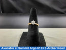 Women's Ring - Solitaire - Yellow Gold 14k (.585) 1.2 grams Size 8