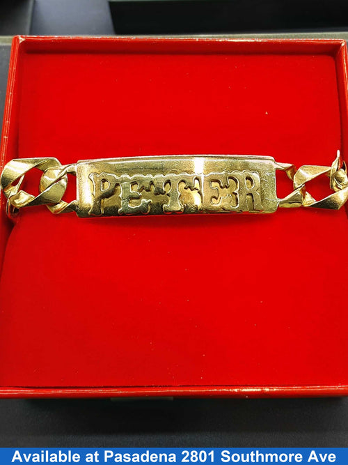 ID Bracelet - Yellow Gold 10k (.417) 32.6 grams 9 inch