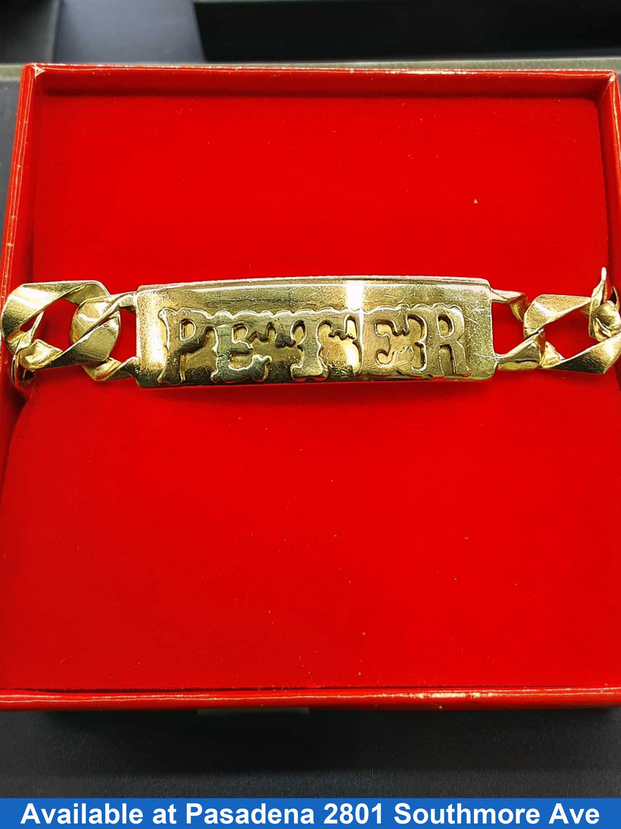ID Bracelet - Yellow Gold 10k (.417) 32.6 grams 9 inch