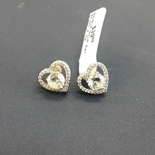 Double Stud Earring - Silver 2.6 grams