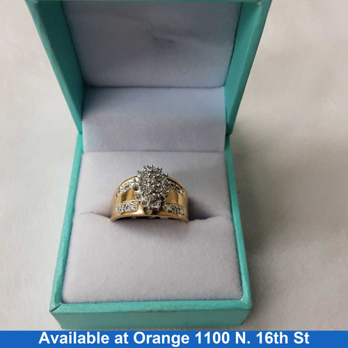Women's Ring - Yellow Gold 10k (.417) 5.5 grams Size 9