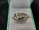 Ring - Wedding Band - White Gold 14k (.585) 10.1 grams Size 8
