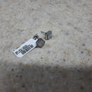 Double Stud Earring - White Gold 10k (.417) 1.8 grams
