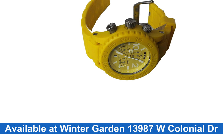 Nixon The Rubber Yellow Regular Watch