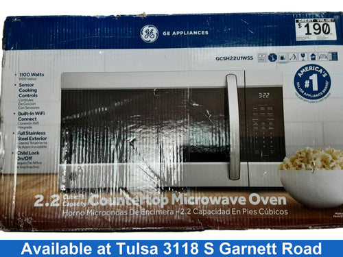 Generalelectric Gcsh22u1wss Black Countertop Microwave