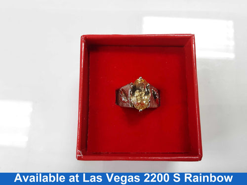 Women's Ring - Solitaire - White Gold 14k (.585) 9.5 grams Size 8