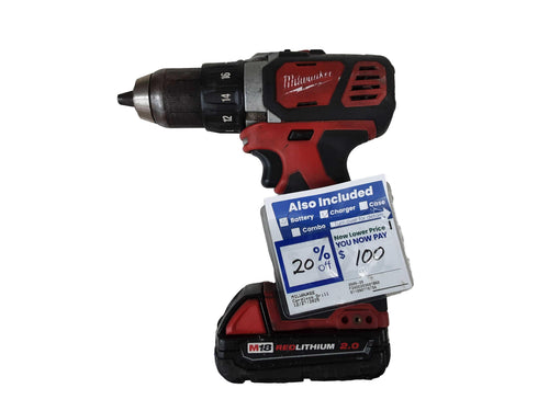 Milwaukee 2606-20 Red Cordless Standard Drill