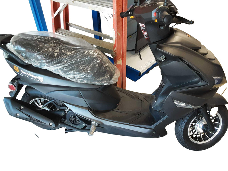 Tiger Powersports Lightining Ii 50 Black Moped / Vespa