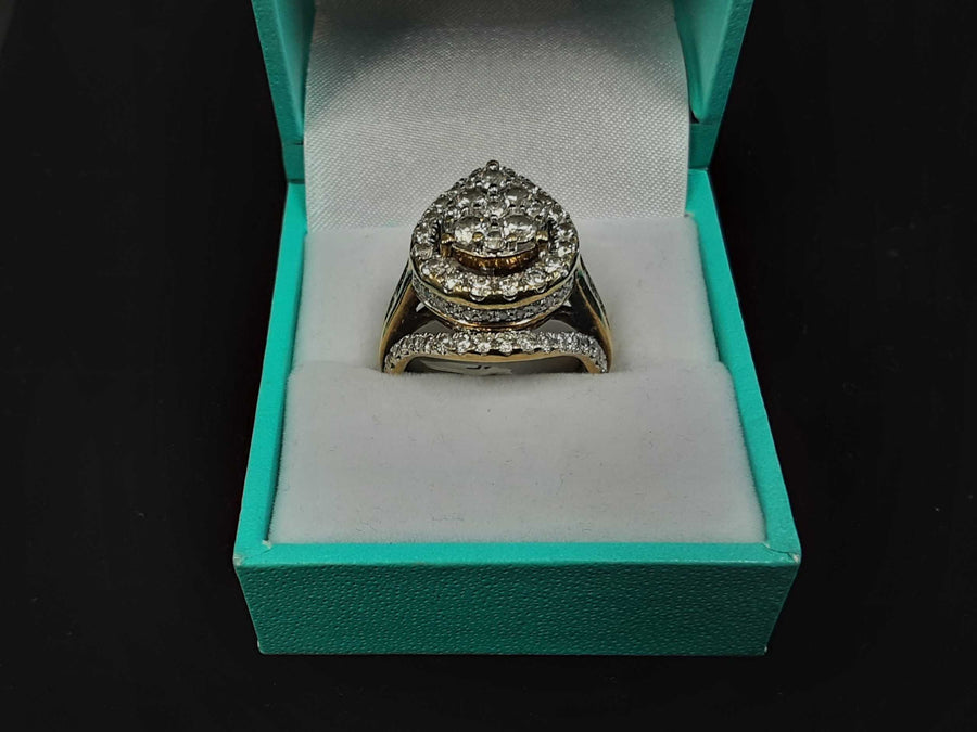 Women's Ring - Yellow Gold 10k (.417) 7.8 grams Size 8