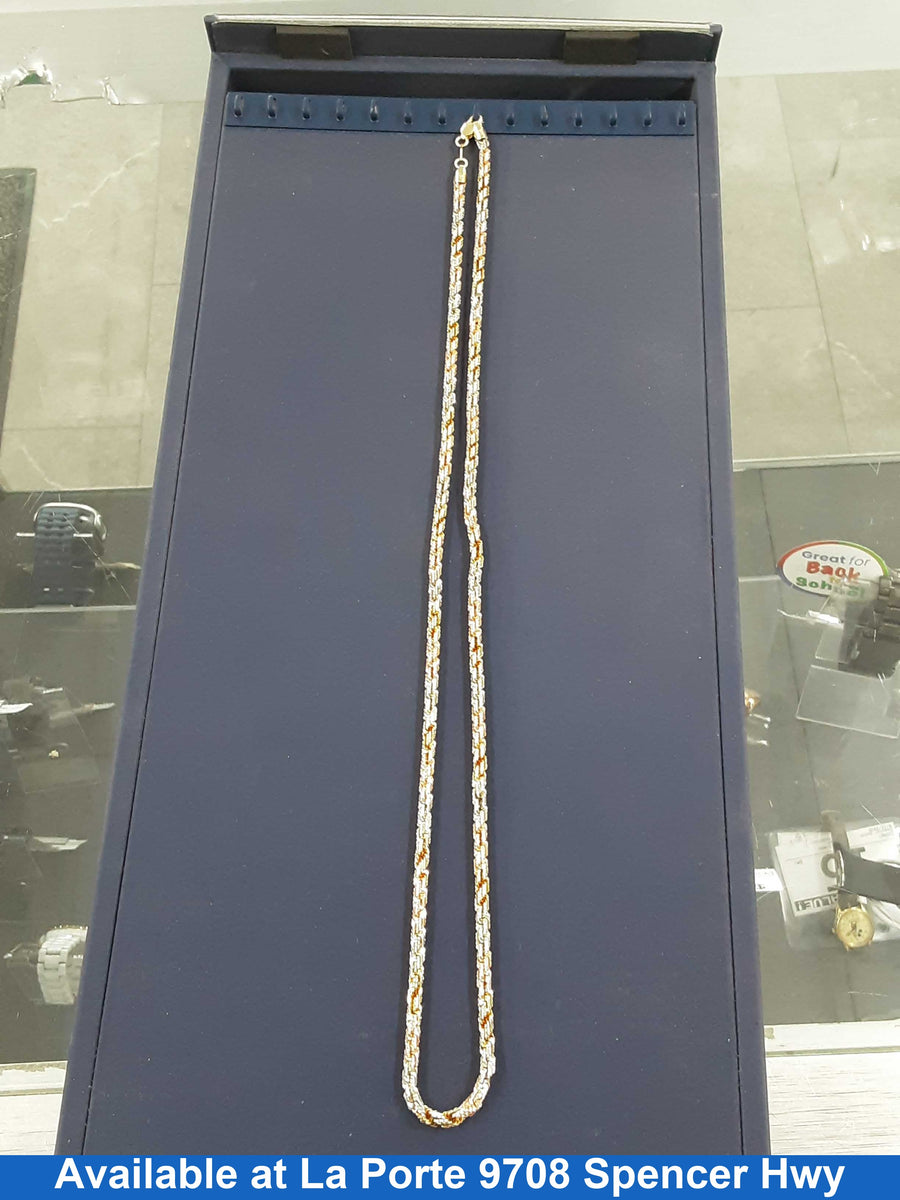 Tricolor Chain - Tricolor Gold 14k (.585) 36.9 grams 24 inch
