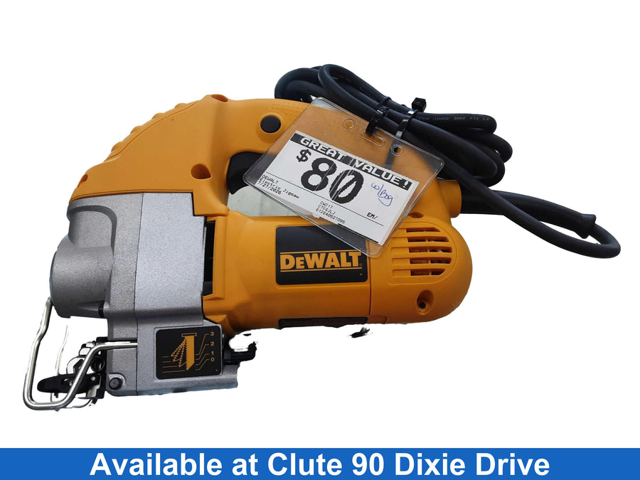 Dewalt Dw317 Yellow Corded Jig Saw