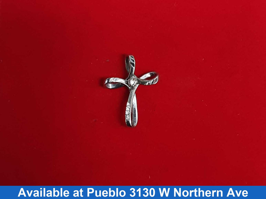 Religious Pendant - White Gold 14k (.585) 0.9 grams