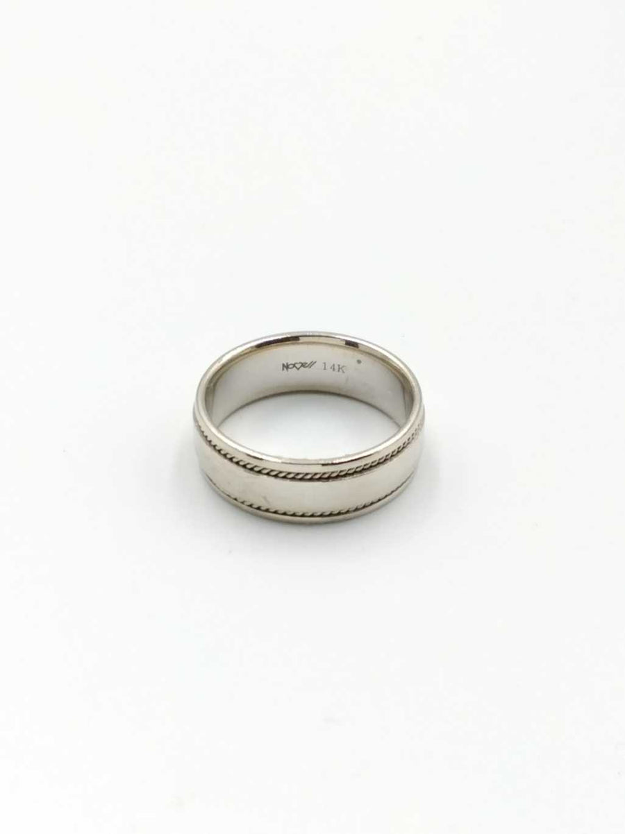 Men's Ring - White Gold 14k (.585) 11 grams Size 12