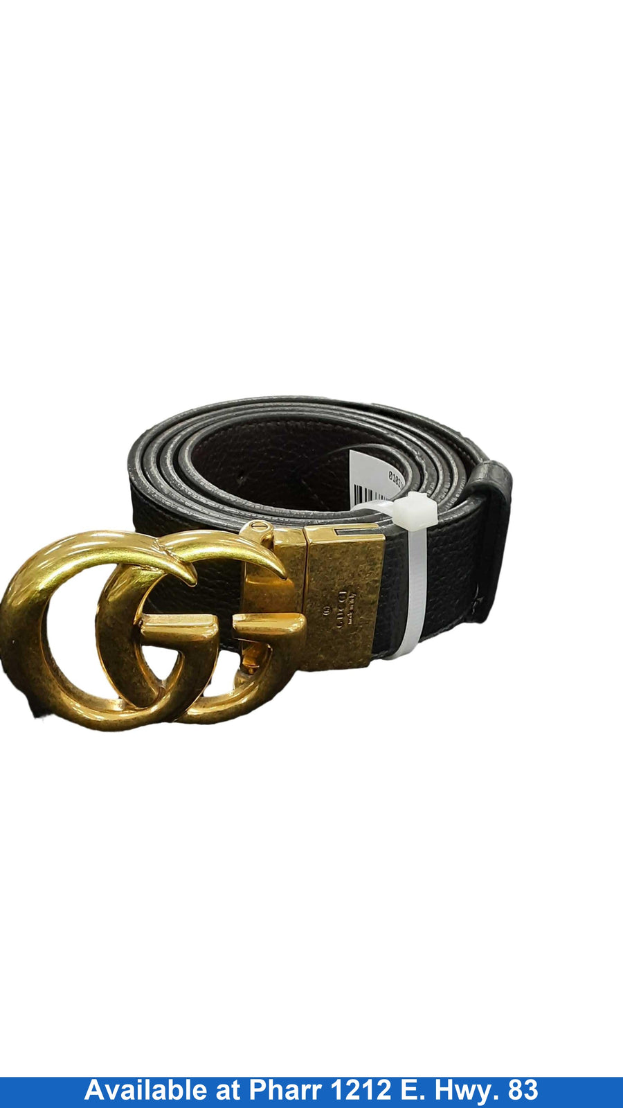 Gucci Double G Black Belt / Buckle