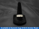 Ring - Wedding Band - White Gold 10k (.417) 3 grams Size 8