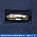 Ring - Wedding Band - White Gold 10k (.417) 3.9 grams Size 12