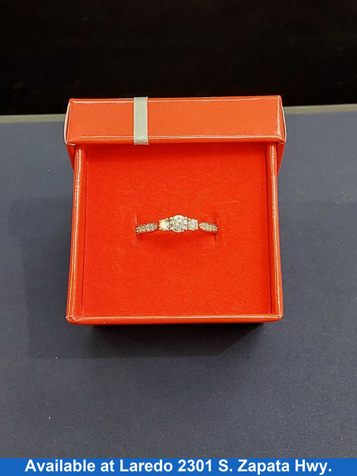 Women's Ring - Anniversary - White Gold 14k (.585) 2.9 grams Size 8