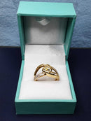 Women's Ring - Yellow Gold 14k (.585) 3 grams Size 8