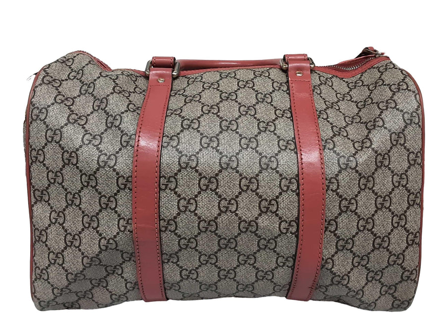 Gucci Boston Medium Signature Pink Purse / Handbag