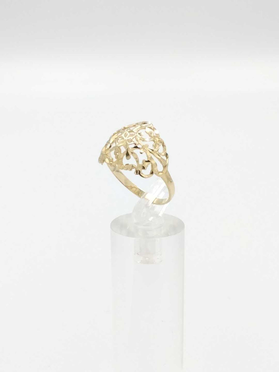 Women's Ring - Yellow Gold 14k (.585) 2.3 grams Size 10