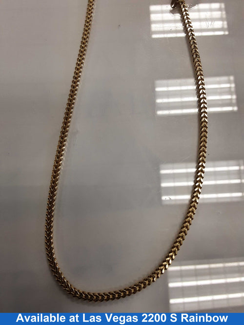 Fox Tail Chain - Yellow Gold 10k (.417) 9.9 grams 22 inch