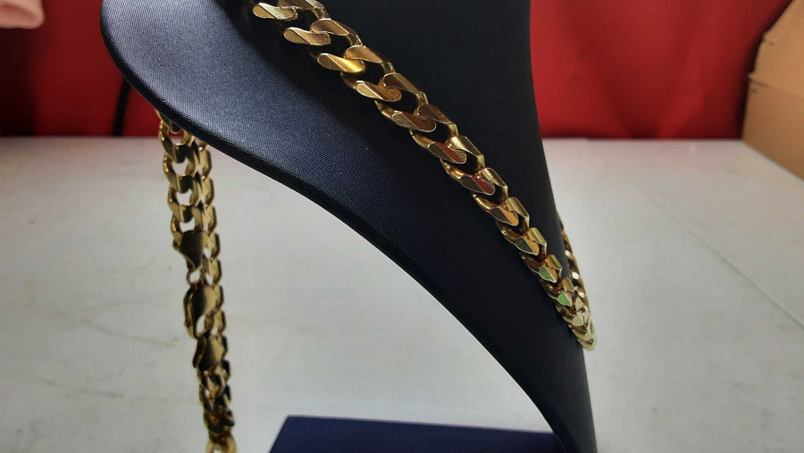 Cuban Link Chain - Yellow Gold 14k (.585) 104 grams 24 inch