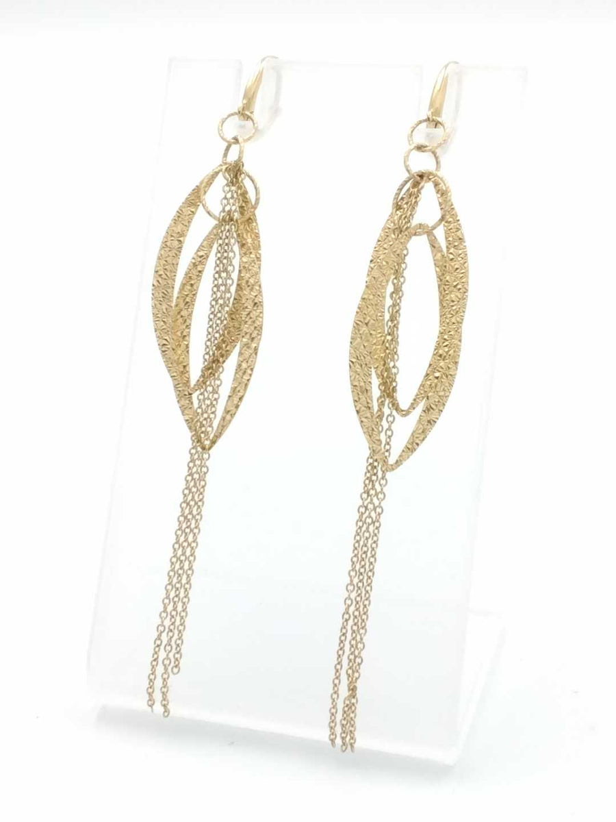 Jacket Earrings - Yellow Gold 14k (.585) 3.9 grams