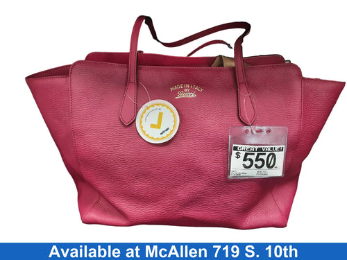 Gucci Swing Tote Pink Purse / Handbag