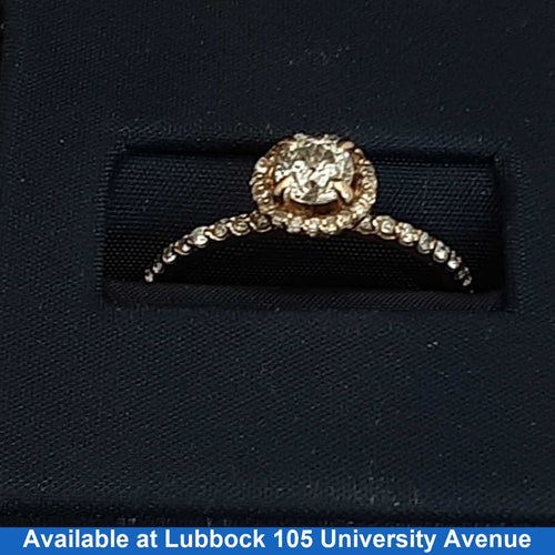 Women's Ring - Solitaire - Rose Gold 14k (.585) 2.3 grams Size 8.5