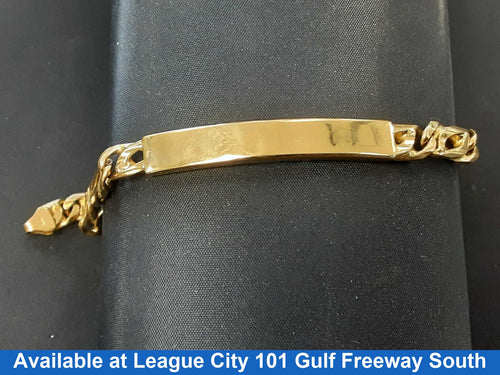 ID Bracelet - Yellow Gold 14k (.585) 22.9 grams 8 inch