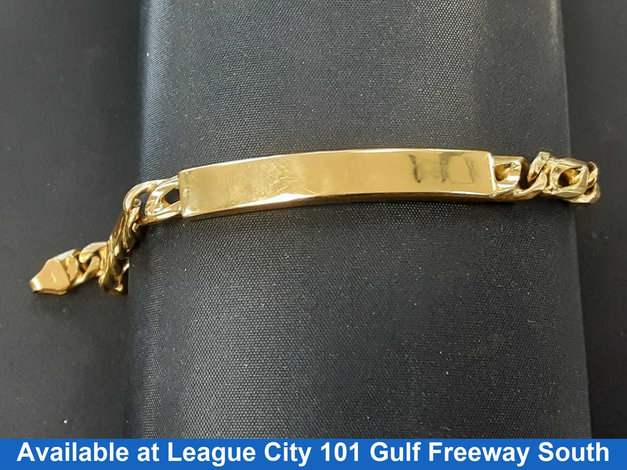 ID Bracelet - Yellow Gold 14k (.585) 22.9 grams 8 inch