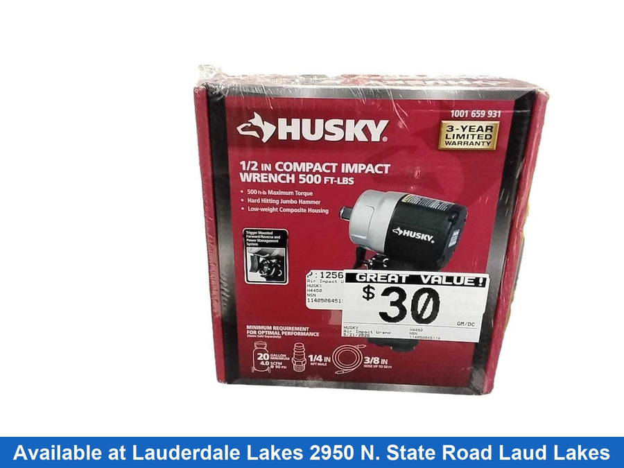 Husky H4450 Black Standard Power Wrench