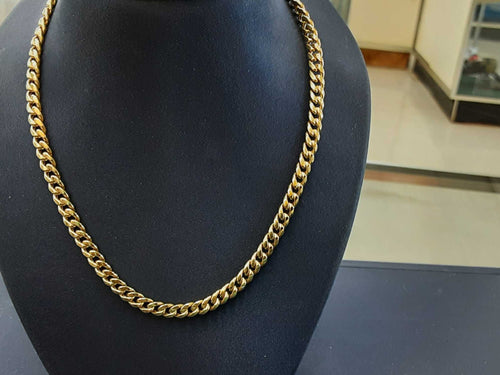 Cuban Link Chain - Yellow Gold 10k (.417) 11.2 grams 24 inch