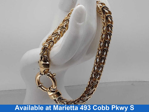 Wheat Bracelet - Yellow Gold 14k (.585) 21.6 grams 8 inch