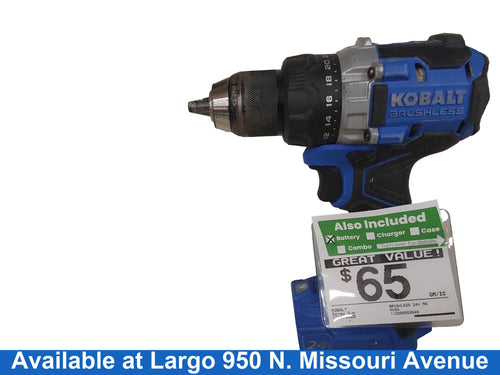 Kobalt Brushless 24v Max Blue Cordless Screw Gun