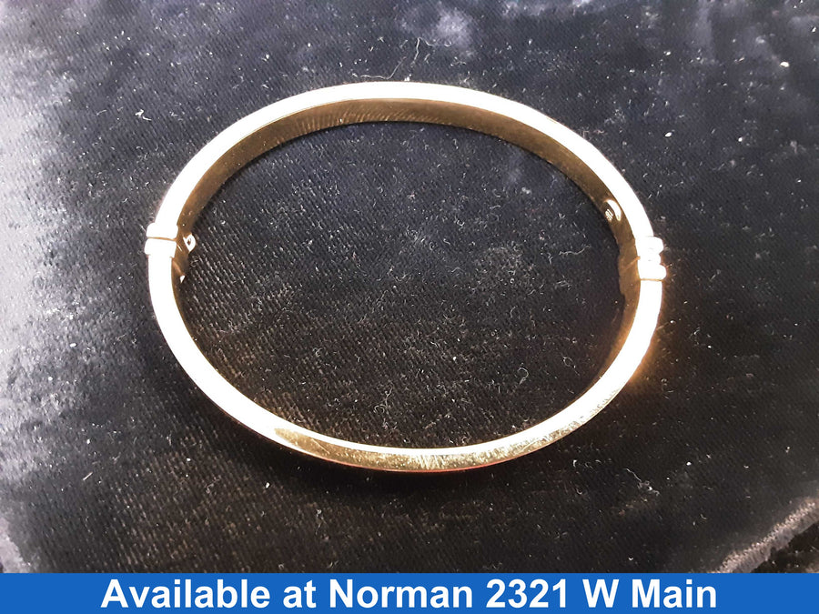 Bangle Bracelet - Yellow Gold 14k (.585) 7 grams 12 inch