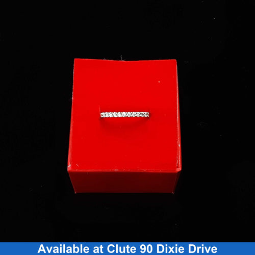 Ring - Wedding Band - White Gold 10k (.417) 2 grams Size 7.5