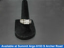 Ring - Engagement Set - White Gold 14k (.585) 9.1 grams Size 7