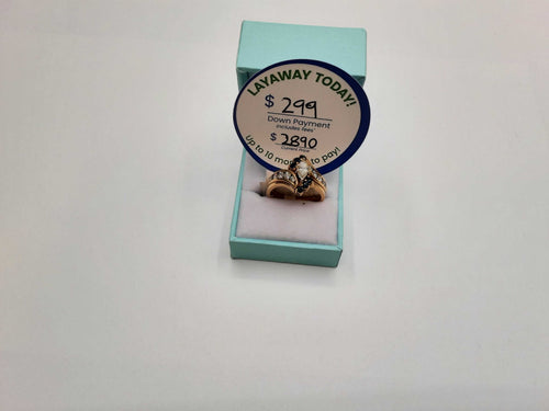 Women's Ring - Yellow Gold 14k (.585) 11.8 grams Size 11