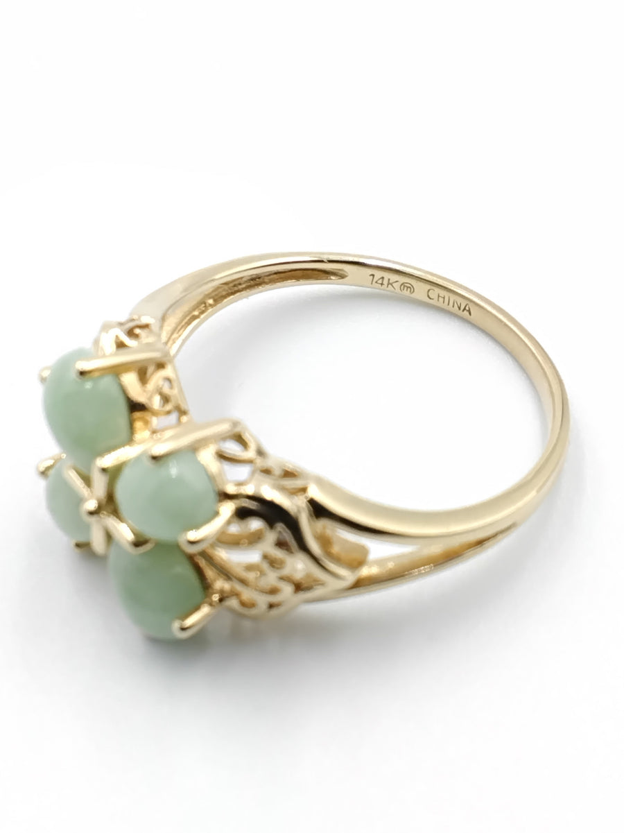 Women's Ring - Yellow Gold 14k (.585) 3.8 grams Size 9