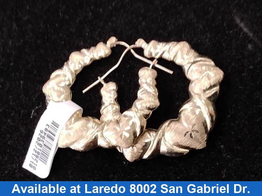 Hoop Earrings - Yellow Gold 10k (.417) 4.3 grams