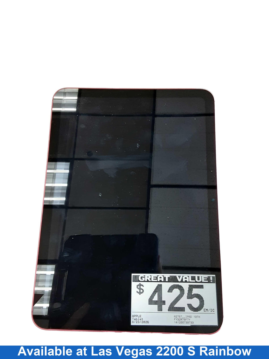 Apple A2757__ipad 10th Gen Pink Tablet