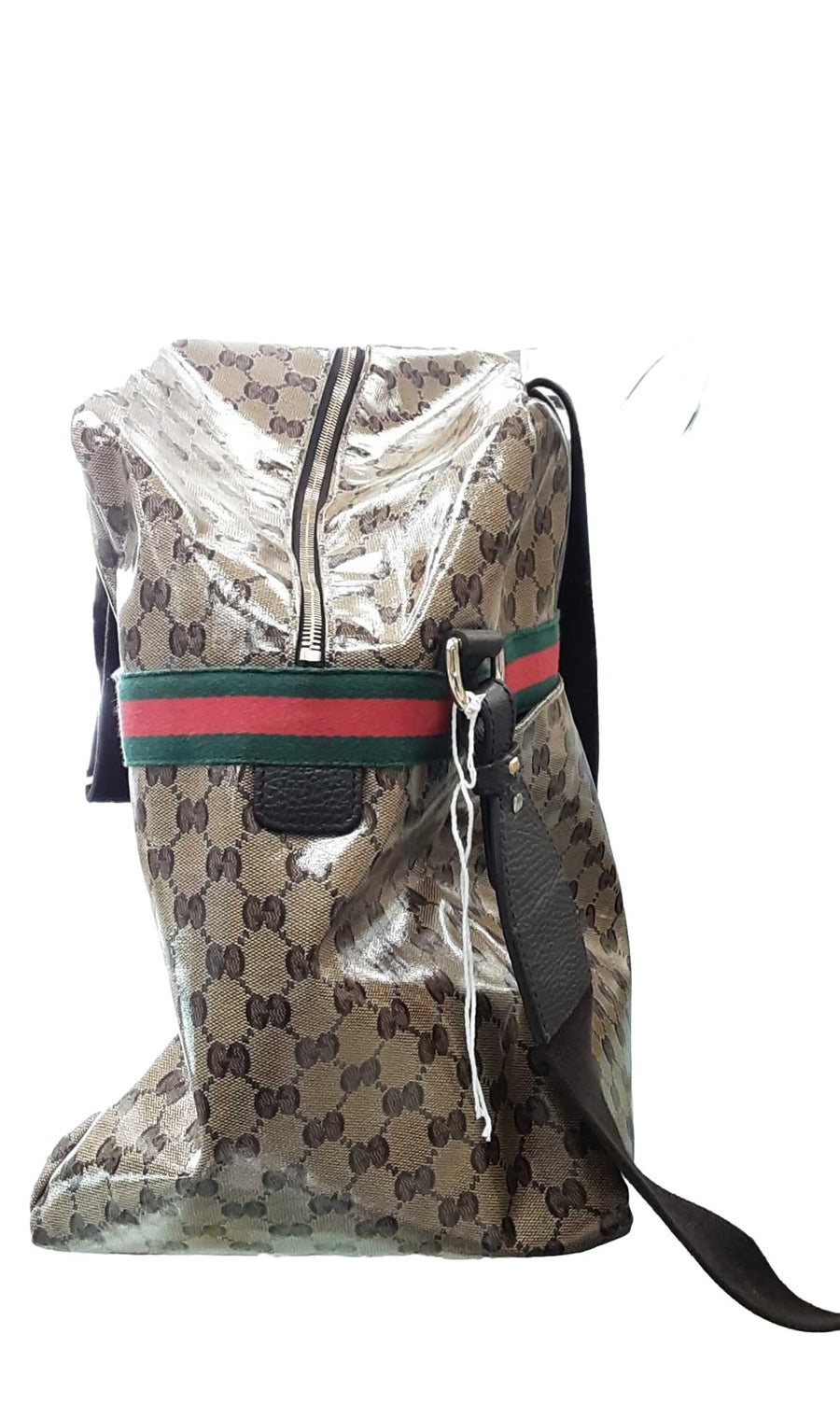 Gucci Gg Crystal Canvas Travel Bag Brown Backpack / Briefcase / Bag