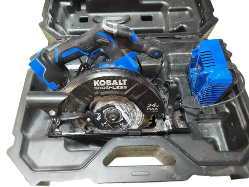 Kobalt Kxcs 124b-03 Blue Cordless Circular Saw