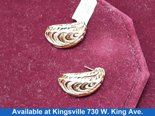 Filigree Earrings - Yellow Gold 14k (.585) 5.8 grams
