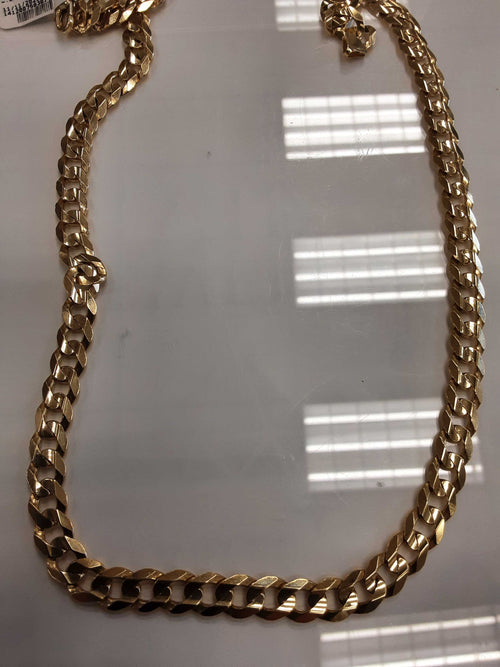 Cuban Link Chain - Yellow Gold 10k (.417) 49.1 grams 17 inch