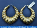 Shrimp Earrings - Yellow Gold 10k (.417) 12.2 grams