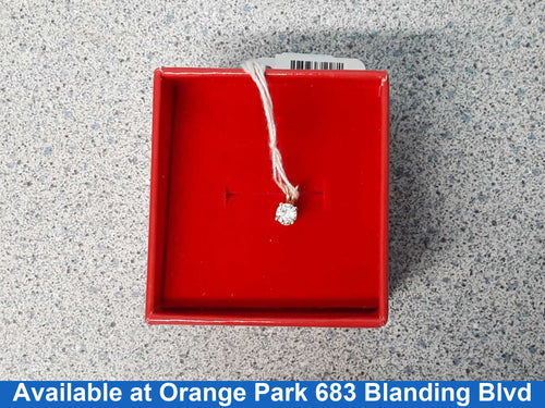 Diamond Pendant - Yellow Gold 14k (.585) 0.3 grams